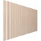 Ekena Millwork 48H x 1/4T Adjustable Wood Slat Wall Panel Kit w/ 1W Slats, Hickory contains 42 Slats SWW84X48X0250HI - alternate 6